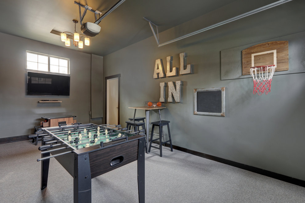 Game Room Garage Conversion